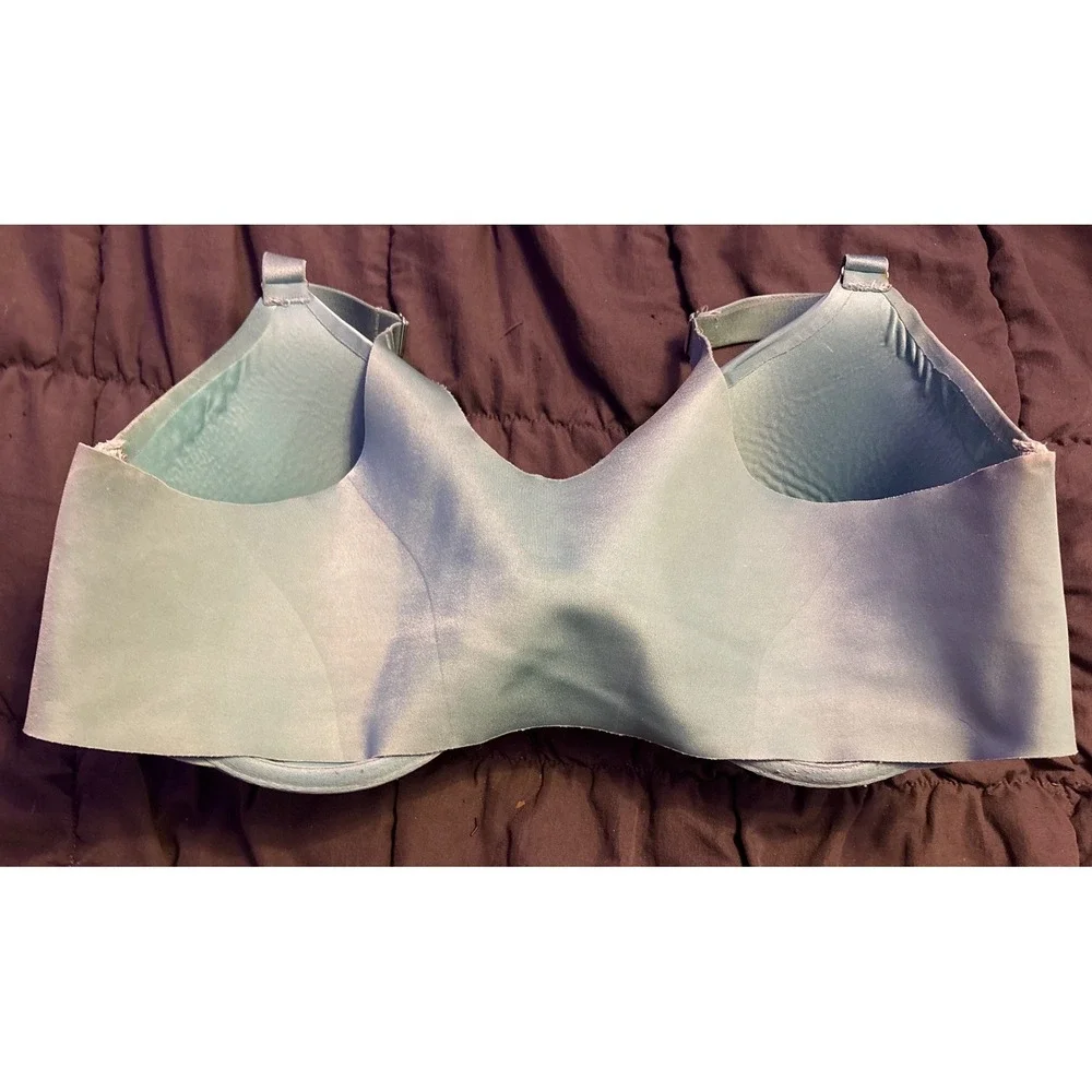 Soma Vanishing Back Front Close Full Coverage Bra Turquoise 40DD